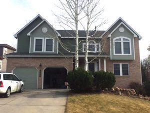 Anthonys Painting Exterior Siding Dark Green White